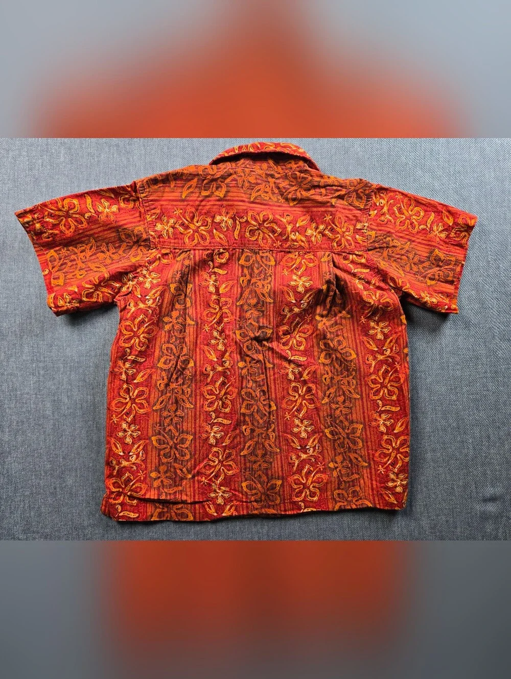 OshKosh B'gosh Red & Orange Floral Button-Down Shirt